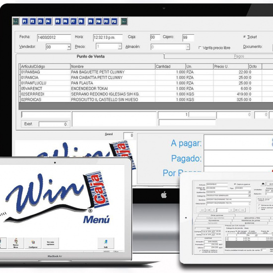 Software WinCaja para punto de venta
